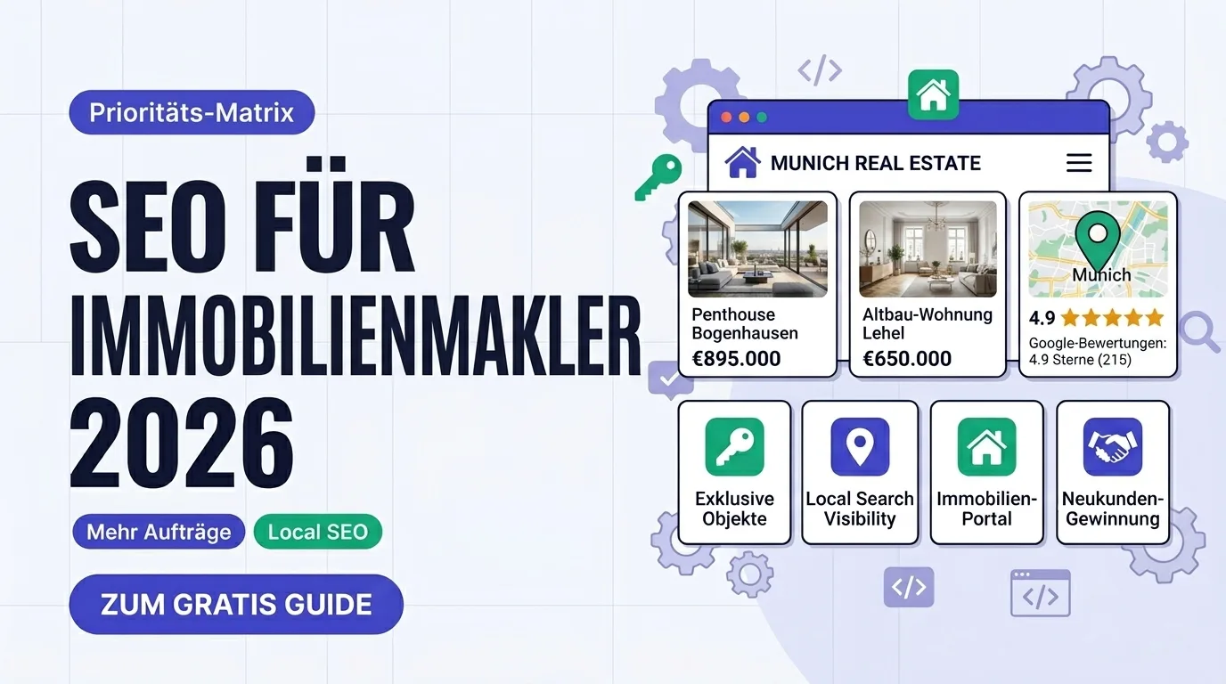 SEO f&uuml;r Immobilienmakler in M&uuml;nchen