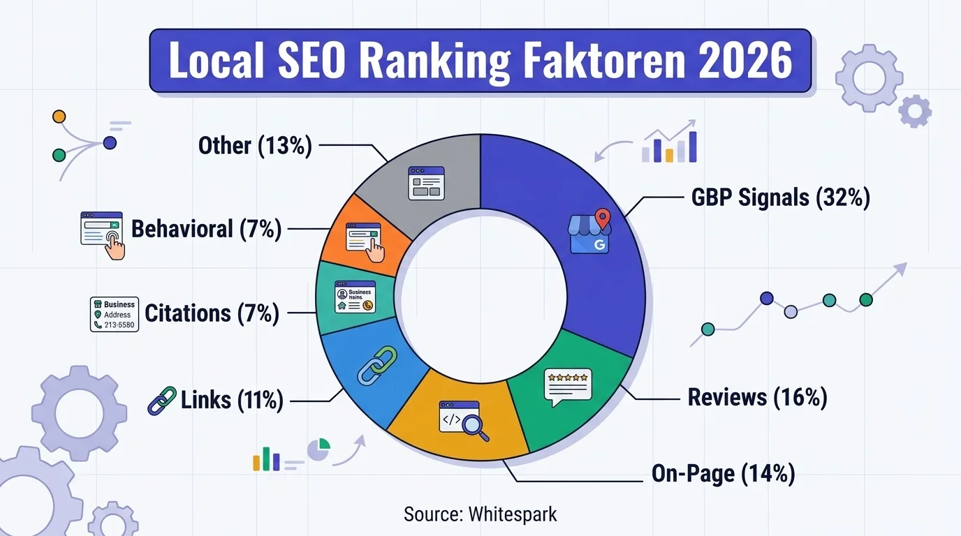 Google Business Profile Optimierung mit fuenf Kernbereichen