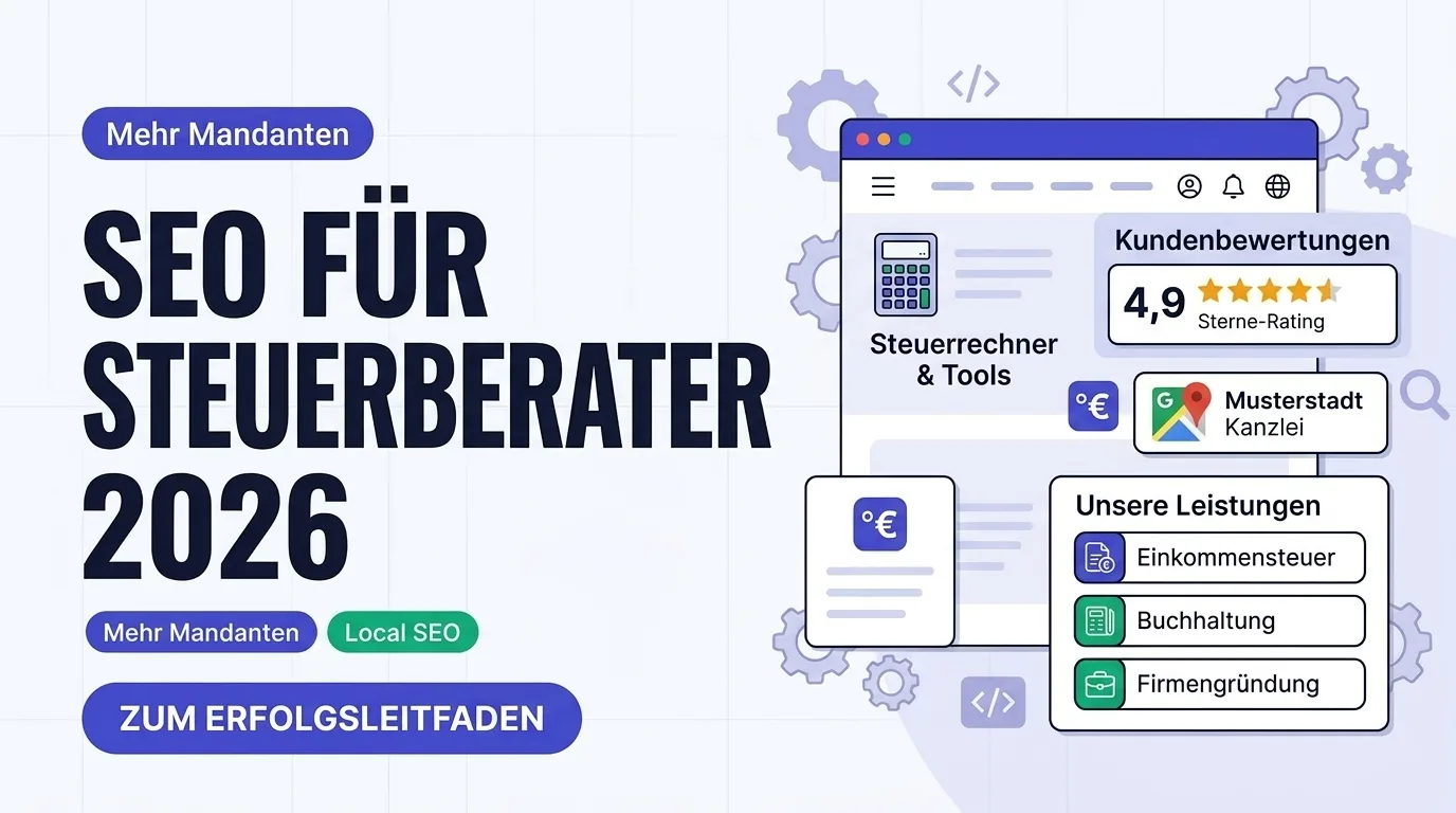 SEO f&uuml;r Steuerberater in M&uuml;nchen: Local SEO, Google Business Profile und Strategien f&uuml;r mehr Mandantenanfragen