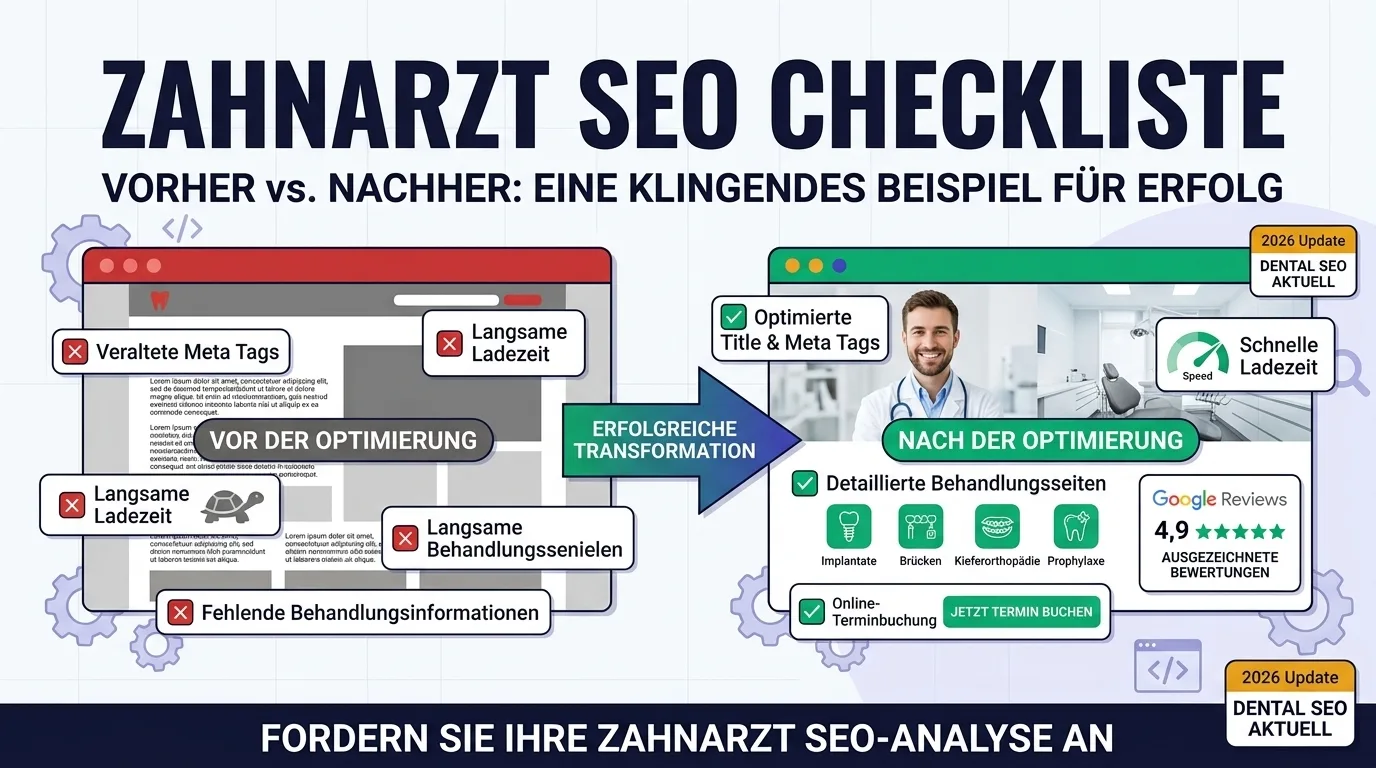 Local SEO und organische Suche: Mehr Patientenanfragen für Zahnarztpraxen über Google